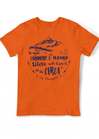 T-Shirt In Ogni Cammino Arancione